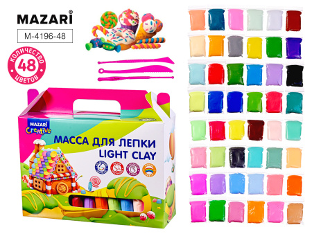Масса для лепки  48цв по 10гр