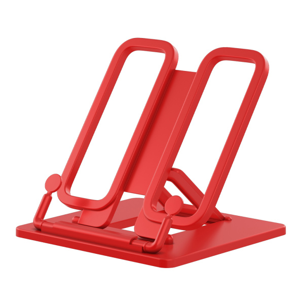 Подставка для книг пластик. Base, Classic, красная