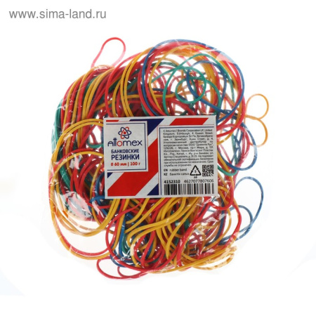 Банковские резинки 100гр. d60мм