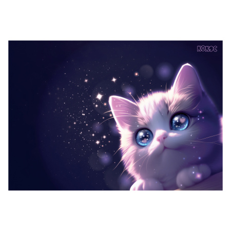 Клеенка д/труда 50*70см Love cat