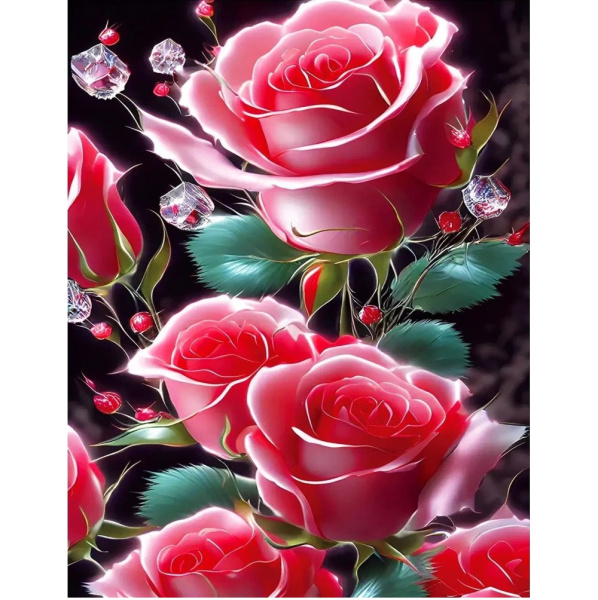 Алмазная мозаика 40*50см Розы