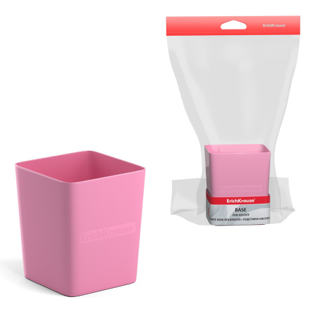 Подставка /канц.принадл. Base Pastel розовая $