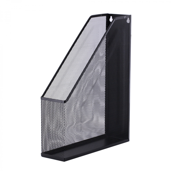 Лоток вертик  70мм Чёрный метал. (настольный/настенный)
