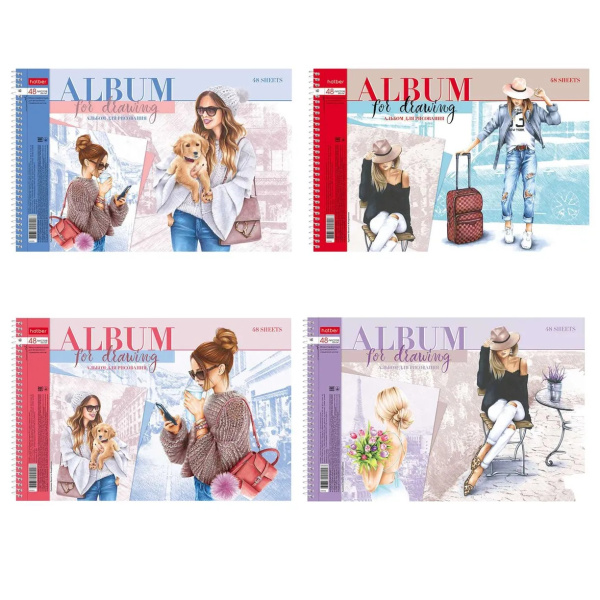 Альбом/гребень 48л Счастливое время,  перфорация АКЦИЯ