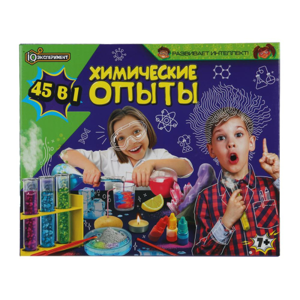Химические опыты 45в1 IQ Эксперимент