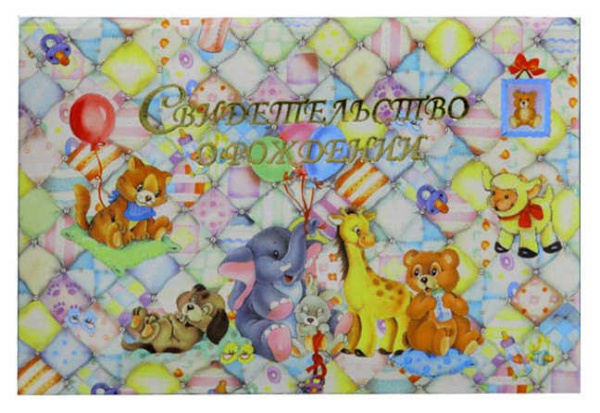 Папка Св-во о рождении А5 Одеялки с файлом