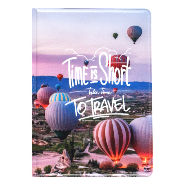 Обложка/паспорта "Travel" ПВХ, без уголков