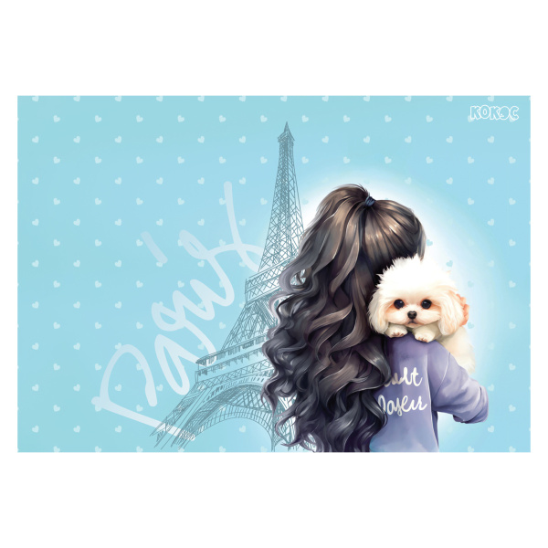 Клеенка д/труда 35*50см С мальтипу в Париже