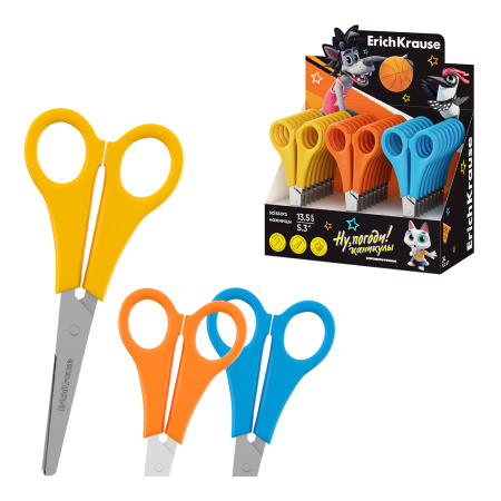 Ножницы  детск. 135мм Joy Ну, Погоди! Каникулы