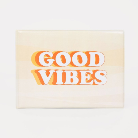 Обложка/зачетной книжки Good Vibes бежевая