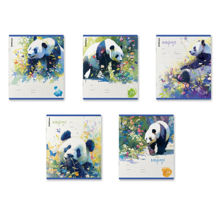 Тетрадь 24л линия ЕК Flower Panda