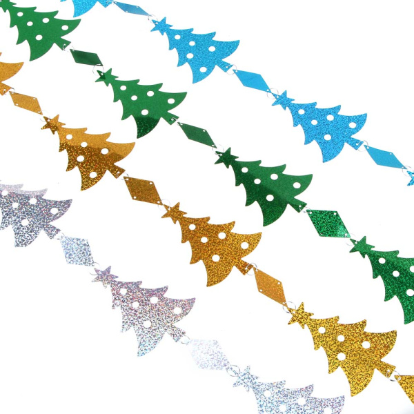 яЦепь-бусы  7мм золото 2,7м