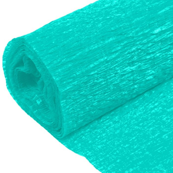 Цв бумага. крепир.50*200см Морская волна