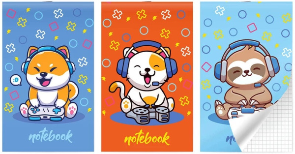 Блокнот А6  30л Little Gamers