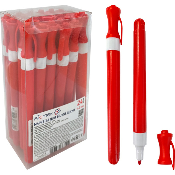 Маркер д/доски красный 2,0мм Ergonomy