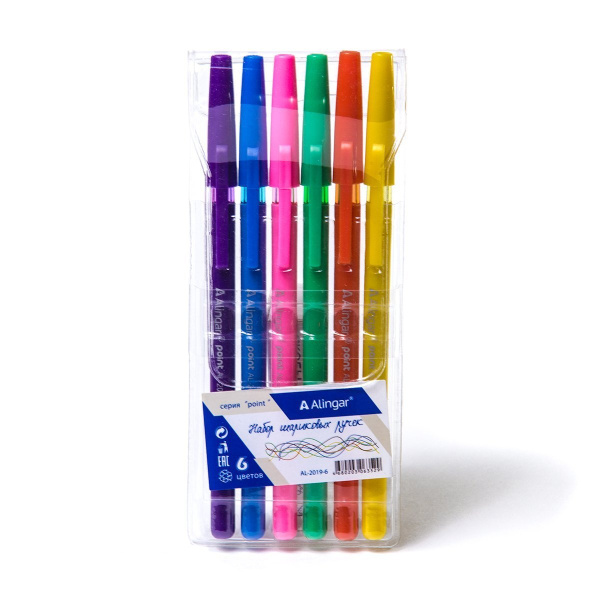 Набор шариковых ручек 6цв. Point