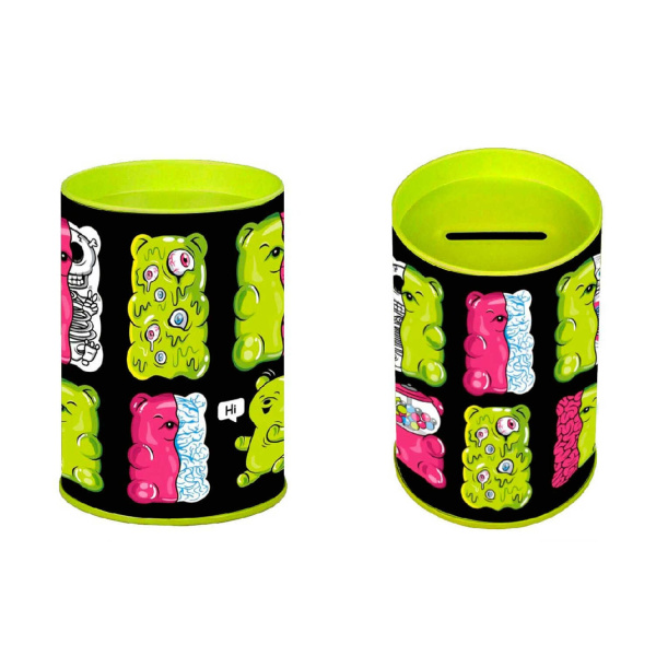 Копилка метал. - подставка д/канц.принадл. Желейные мишки