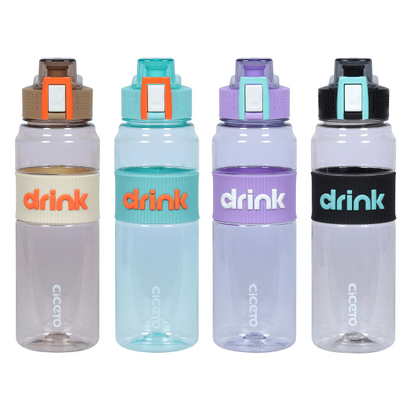 Бутылка для воды пластик  750мл Drink