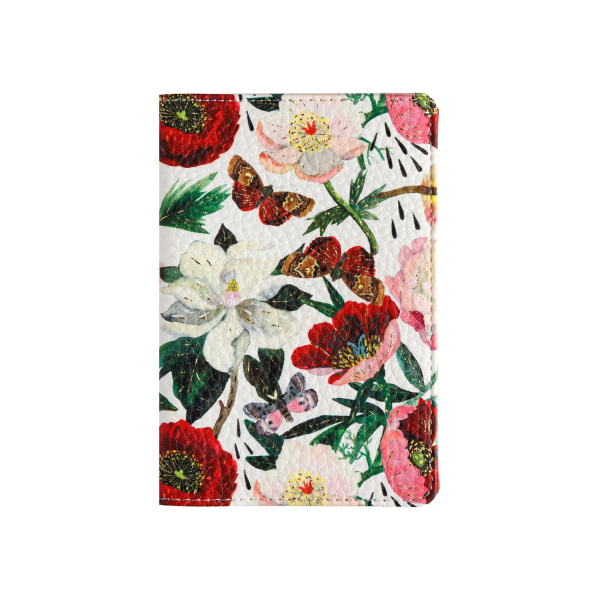 Обложка/паспорта Flora. Пионы