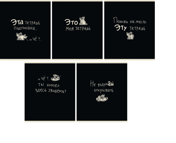 Тетрадь 48л Тетрадь подписана