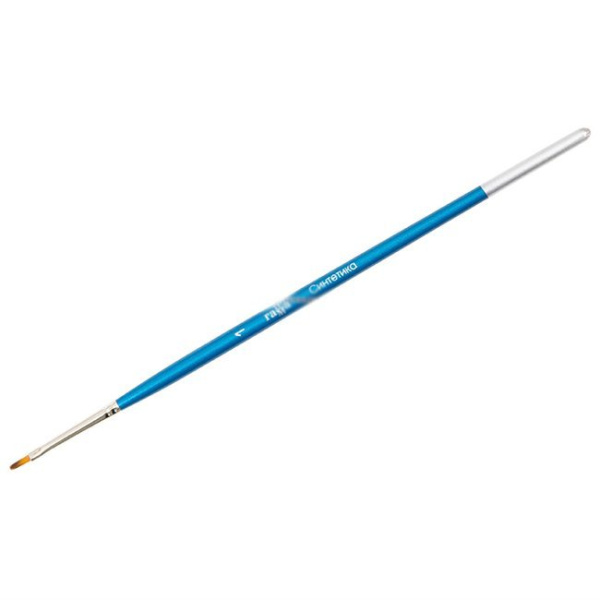 Кисть синтетика  № 1 плоская