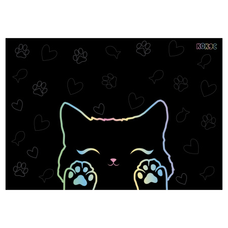 Клеенка д/труда 50*70см Cat`s paws
