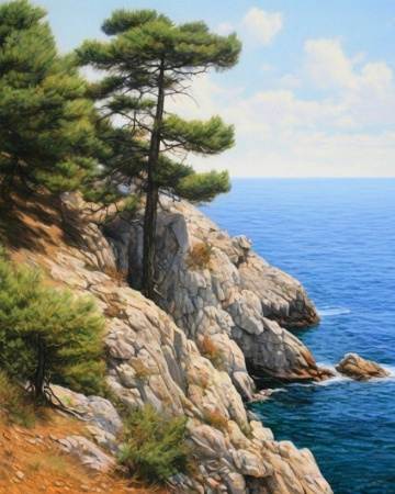 Картина по номерам 40*50 см У моря