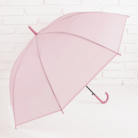 Зонт-трость розовый  D92см