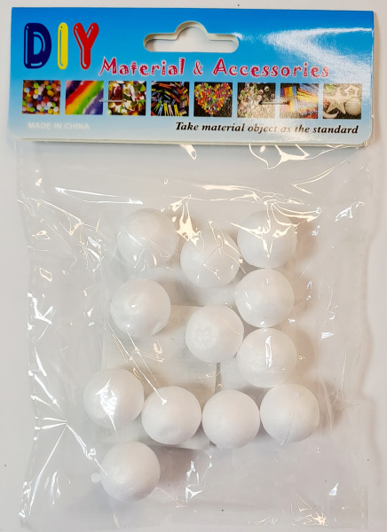 Творчество Сфера из пенопласта  d=20мм  12шт