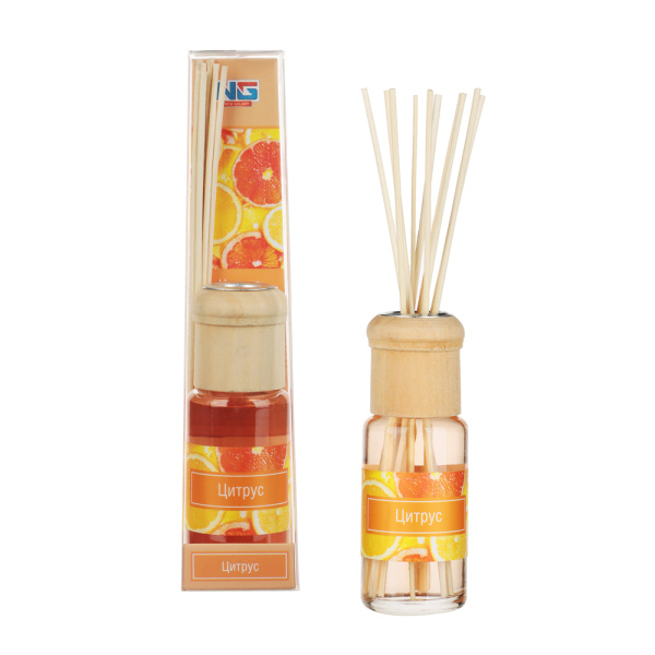 Аромадиффузор с палочками, 35мл Цитрус