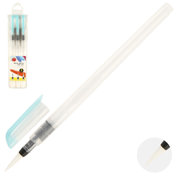 Кисть с резервуаром набор 3шт