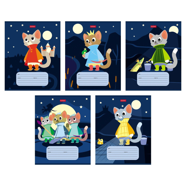 Тетрадь 12л клетка КотоСказки АКЦИЯ