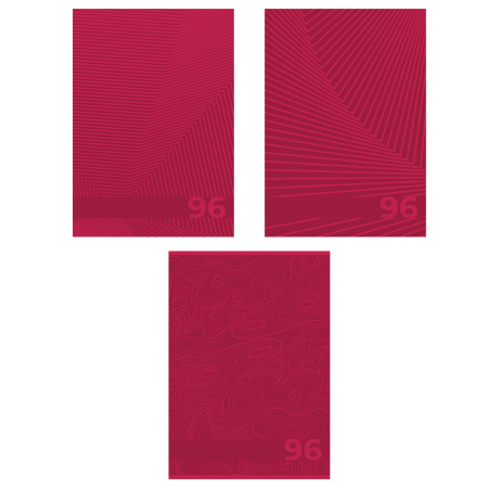 Тетрадь А4  96л Viva Magenta, твин-лак
