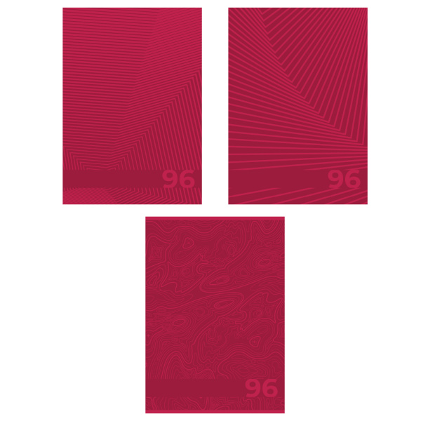 Тетрадь А4  96л Viva Magenta, твин-лак