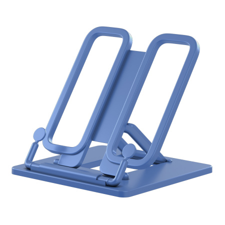 Подставка для книг пластик. Base, Classic, синяя