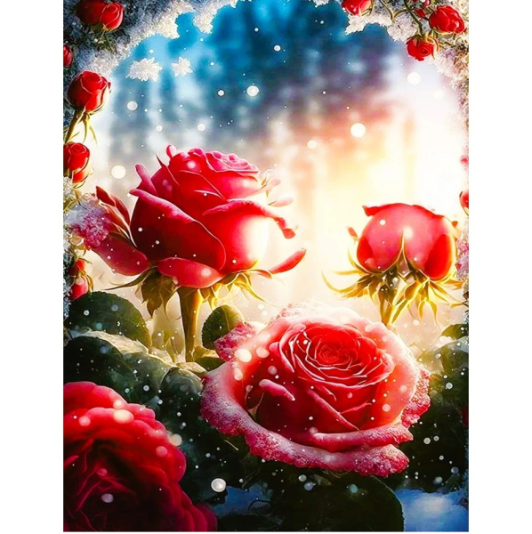 Алмазная мозаика 40*50см Розы