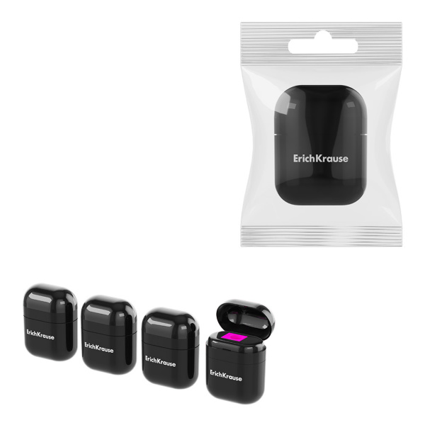 Точилка пластик с контейнером  1отв. Case Accent