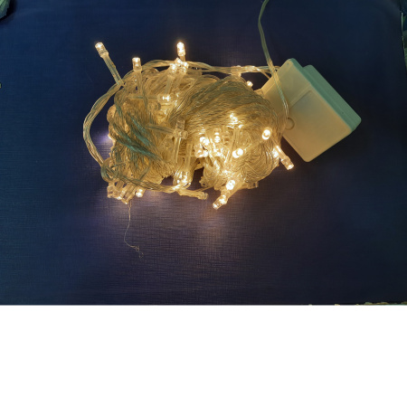 яЭл.Гирлянда 200 LED Теплый  черный.провод реж 9 +
