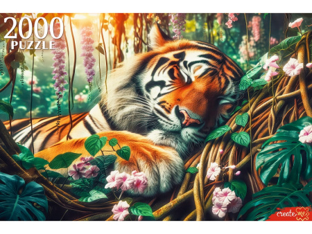 Пазлы 2000 эл Спящий тигр