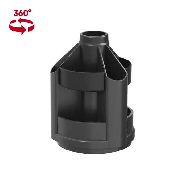 Подставка /канц.принадл. Mini Desk Classic черная, вращ.