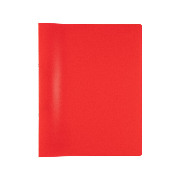 Папка с 2-мя кольцами 25мм Classic красная