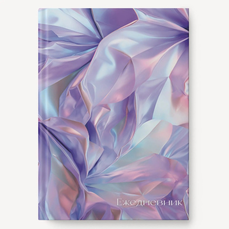 Ежедневник А5 7БЦ Парча,  128л, софт-тач, тиснение фольгой