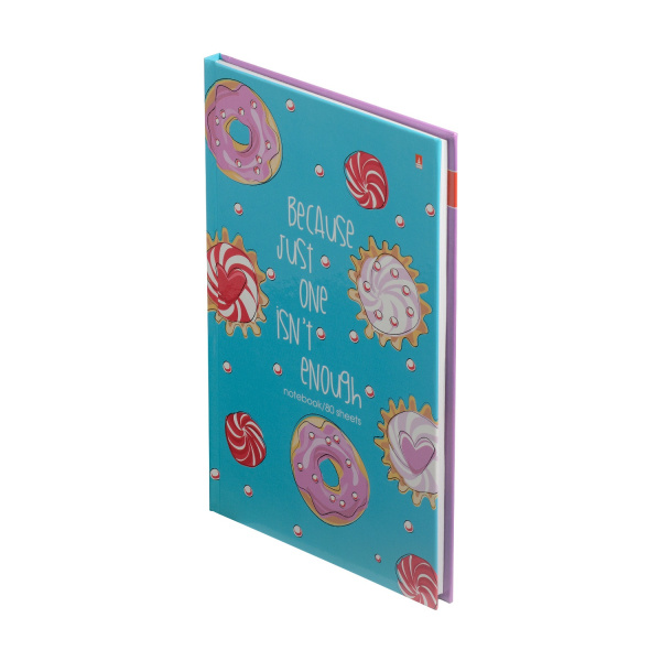 Бизнес-блокнот А5  80л 7Бц Сладкое настроение АКЦИЯ