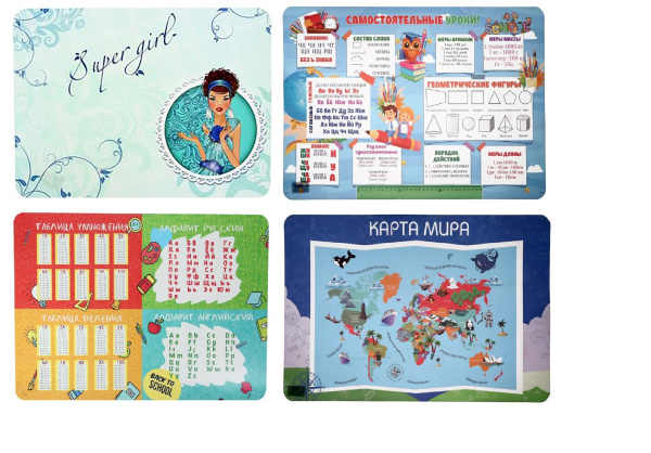 Коврик для лепки А2 Ассорти