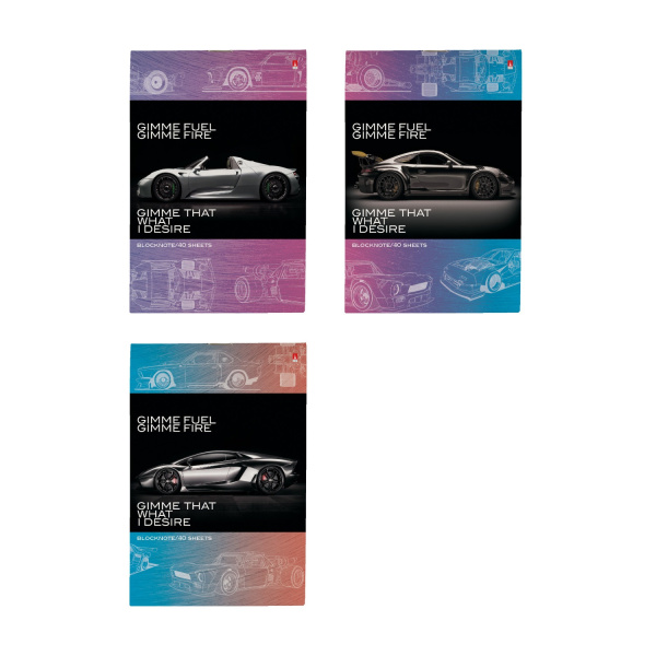 Блокнот А6  40л Машины