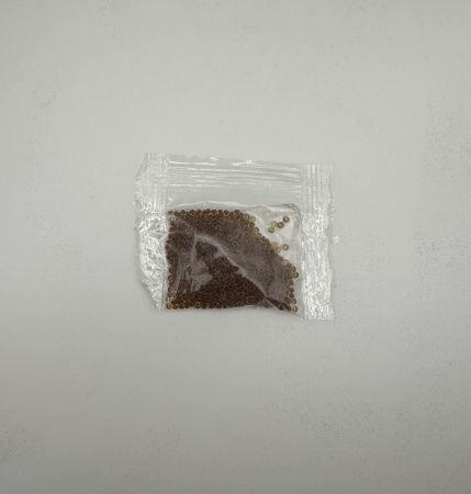 Бисер чешский травяной круглый 2мм 8гр, блестящ. середин.