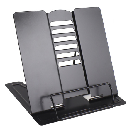 Подставка для книг металлическая Чёрная