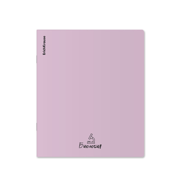 Тетрадь темат. 48л Pastel Bloom Биология, пластик.обл.