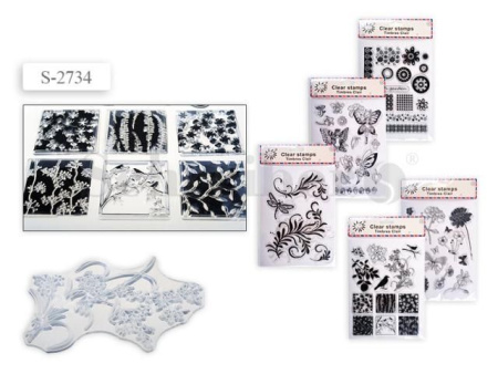 Игра Штампики силиконовые для творчества 16.5*25см, ассорти