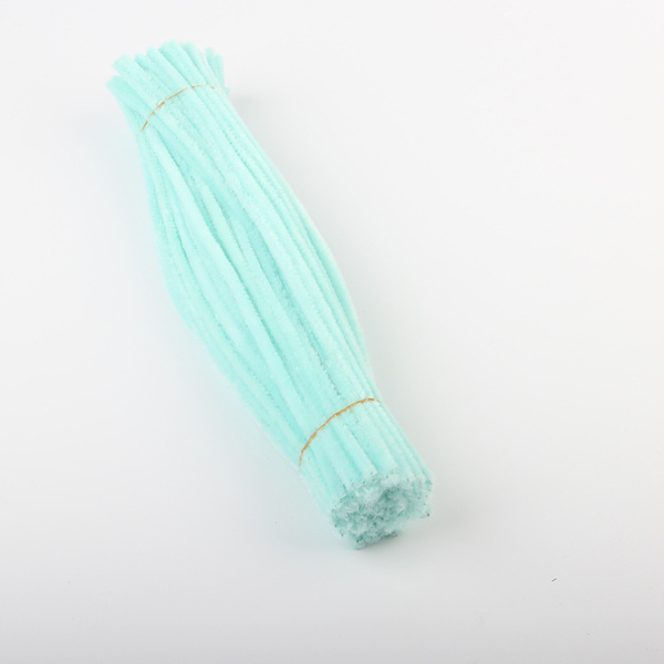 Пушистая проволока 30см/25шт Морская волна